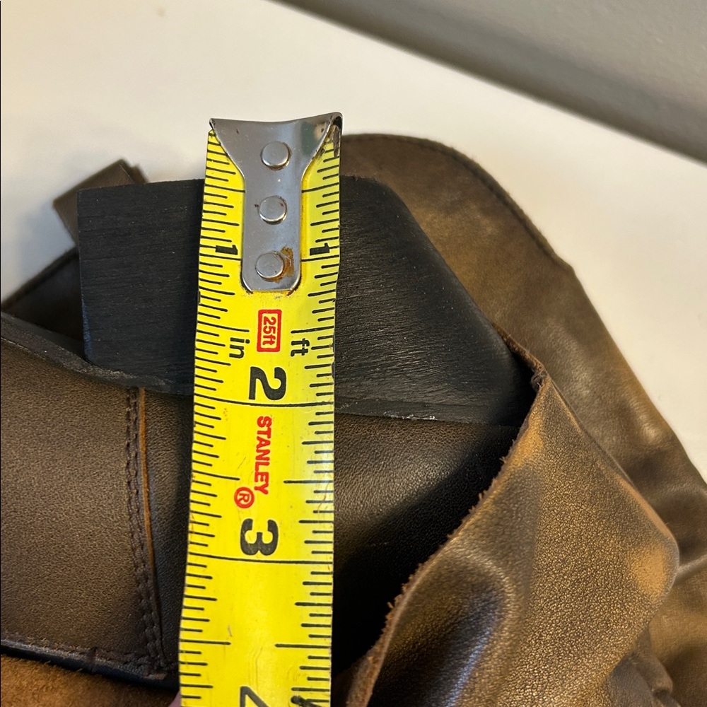Crown vintage Dark Brown Leather Boots - Picture 9 of 10